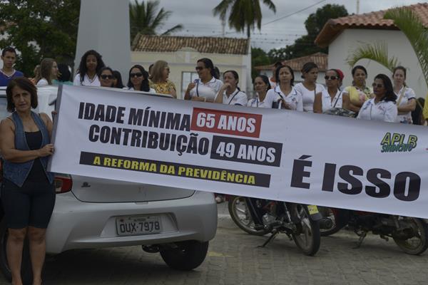 Paralizção contra a Reforma Previdenciária